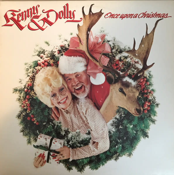 (VINTAGE) Kenny Rogers & Dolly Parton - Once Upon a Christmas LP [VG] (1984,Canada)