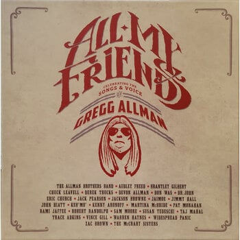 Gregg Allman – All My Friends: Celebrating The Songs & Voice Of Gregg Allman 4LP (2022, Rounder Records Corp.)