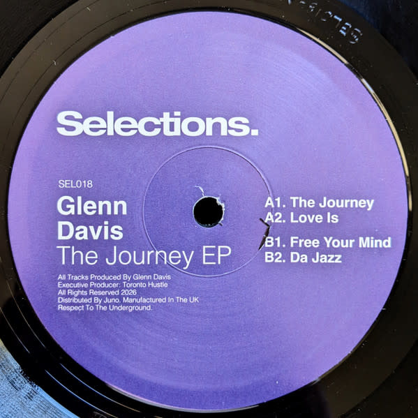 Glenn Davis – The Journey EP 12" (2026, Selections)