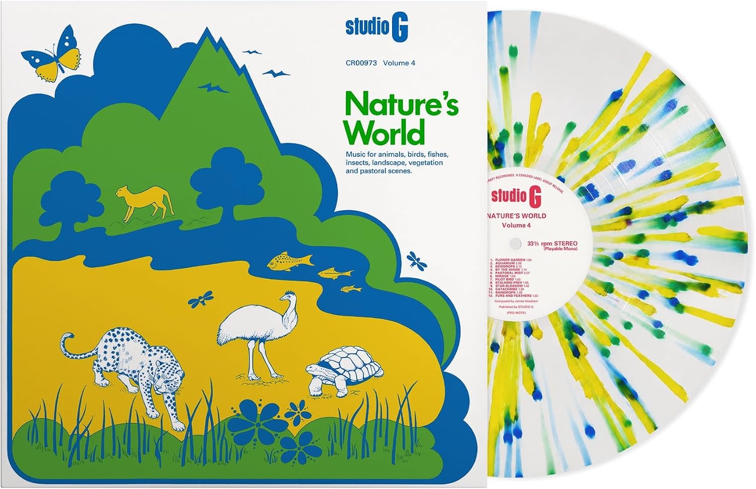 The Electro Quartet – Nature's World Volume 4 LP (2026 Reissue, Yellow, Green & Blue Splatter Vinyl, Craft Recordings - Jazz Dispensary Top Shelf Series)