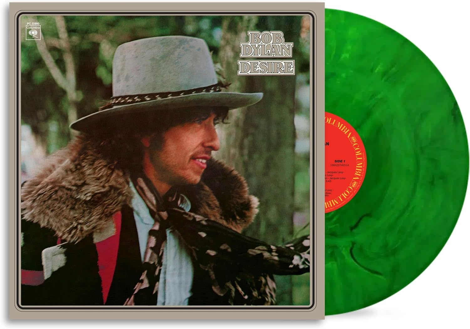 Bob Dylan – Desire LP (2026 Reissue, Cypress Green Vinyl, Columbia)