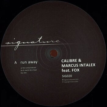 Calibre & Marcus Intalex feat. Fox – Run Away / Somethin Heavy 12" (2026 Repress, Signature Records)