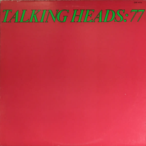 (VINTAGE) Talking Heads - Talking Heads: 77 LP [VG] (Reissue, Canada)