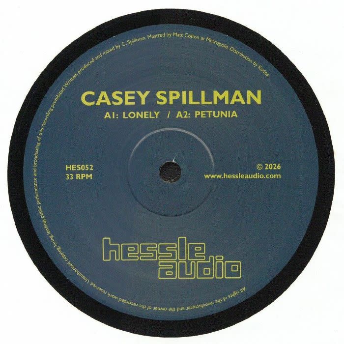 Casey Spillman – Petunia EP 12" (2026, Hessle Audio)