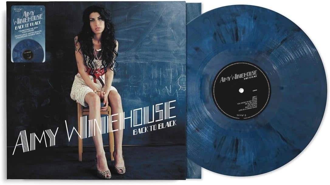 Amy Winehouse – Back To Black LP (2026 Reissue, Chalkboard Marble Vinyl, 20th Anniversary Edition, Island Records)