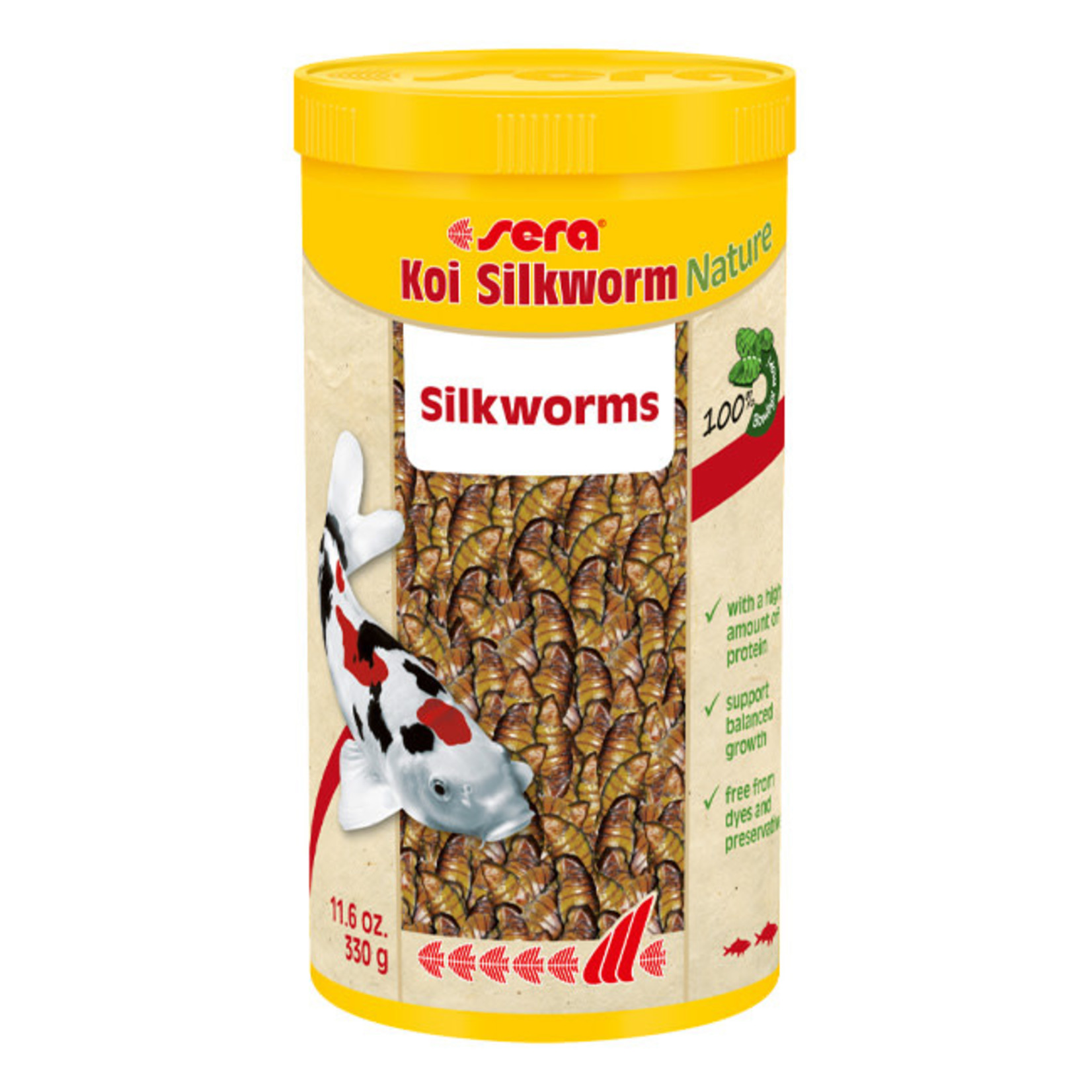 sera sera Koi Silkworm Nature Silkworm Treats 330g / 11.6oz