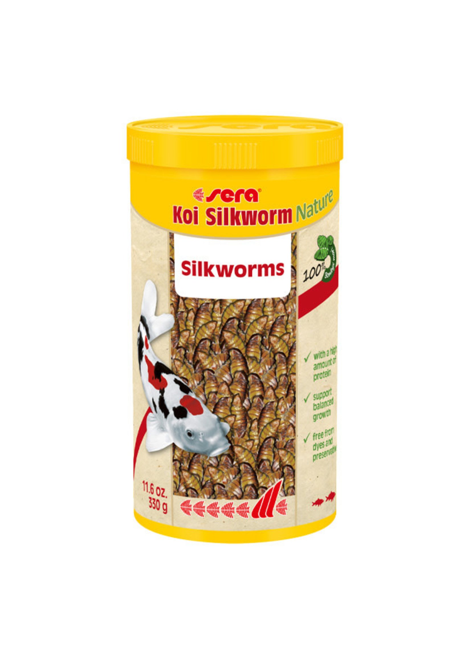 sera sera Koi Silkworm Nature Silkworm Treats 330g / 11.6oz