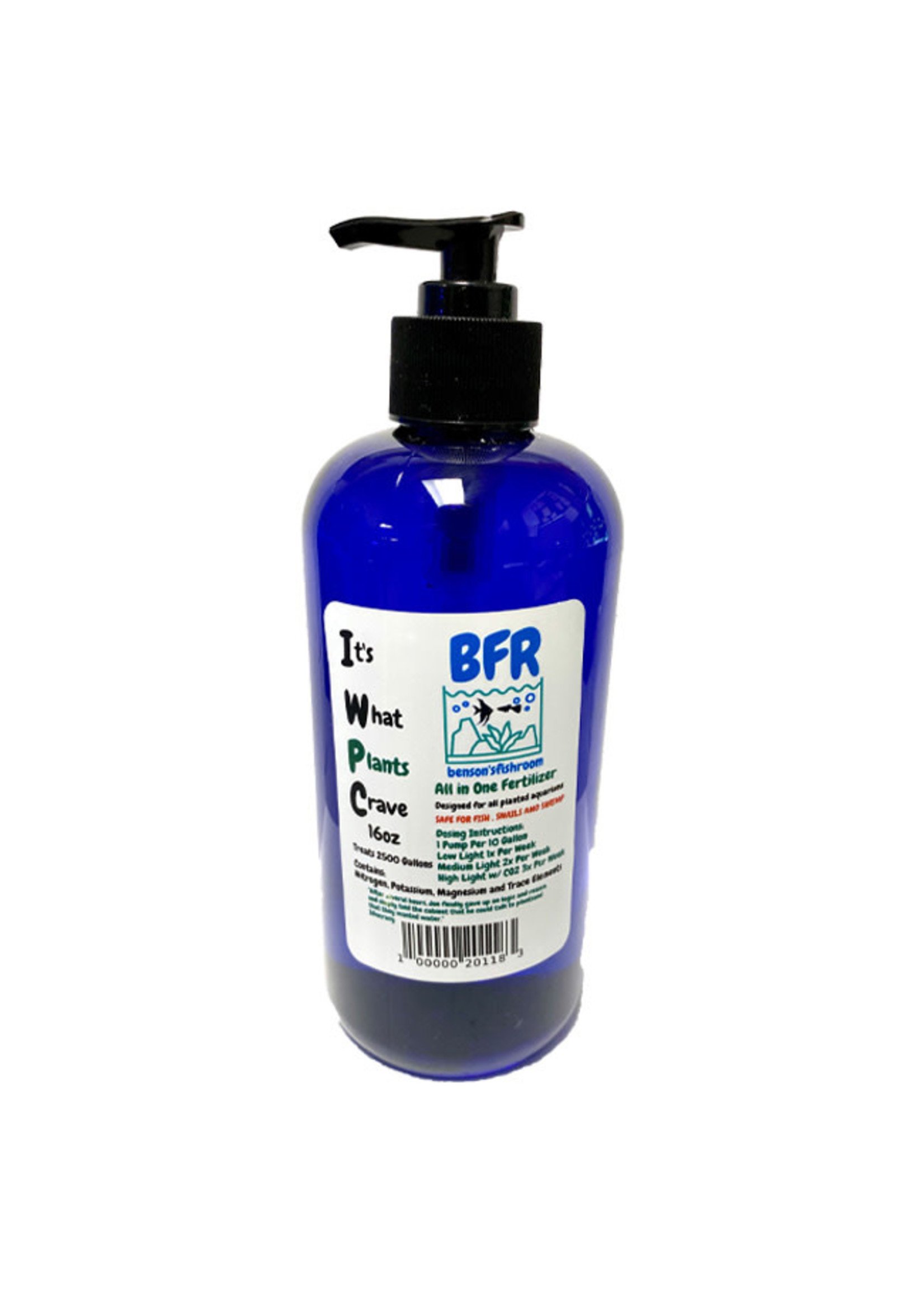 BFR Benson's Fish Room IWPC Liquid Fertilizer