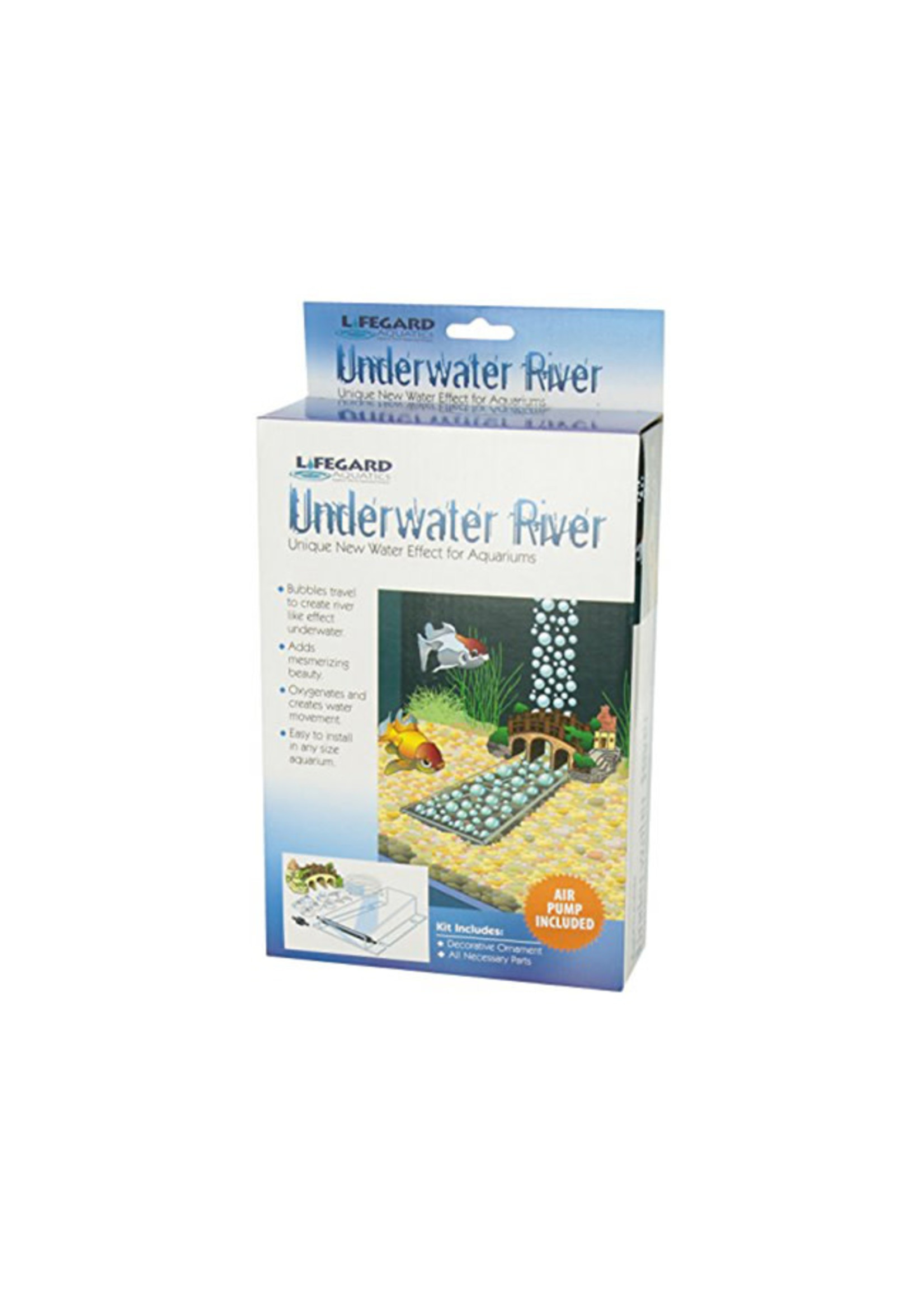 Lifegard Aquatics Lifegard Underwater River with Air Pump