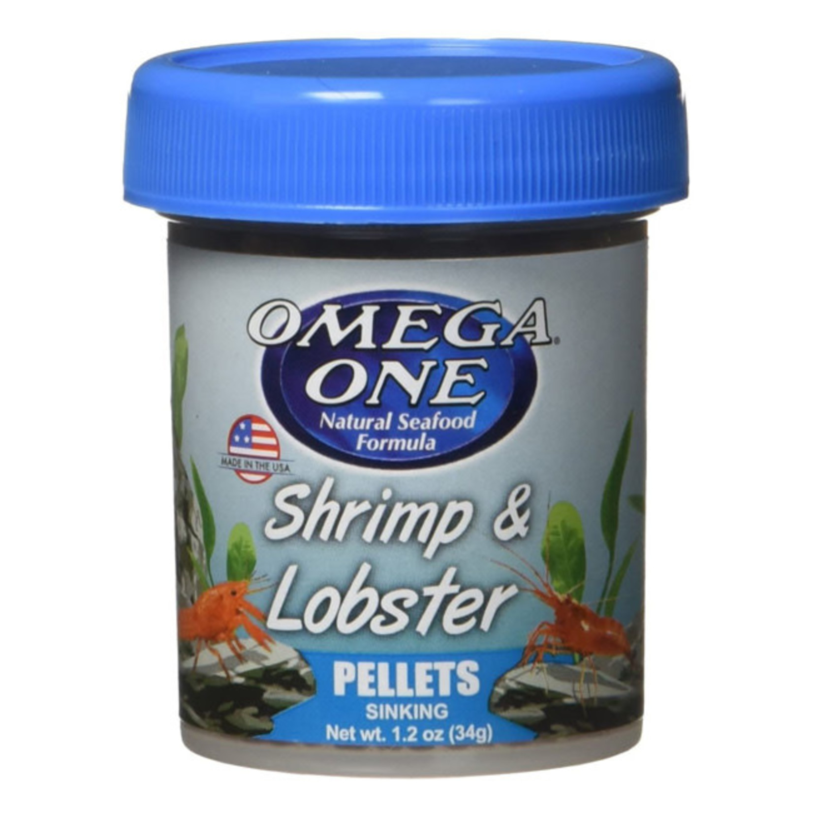 Omega One Omega One Shrimp & Lobster Sinking Pellets 34g / 1.2oz