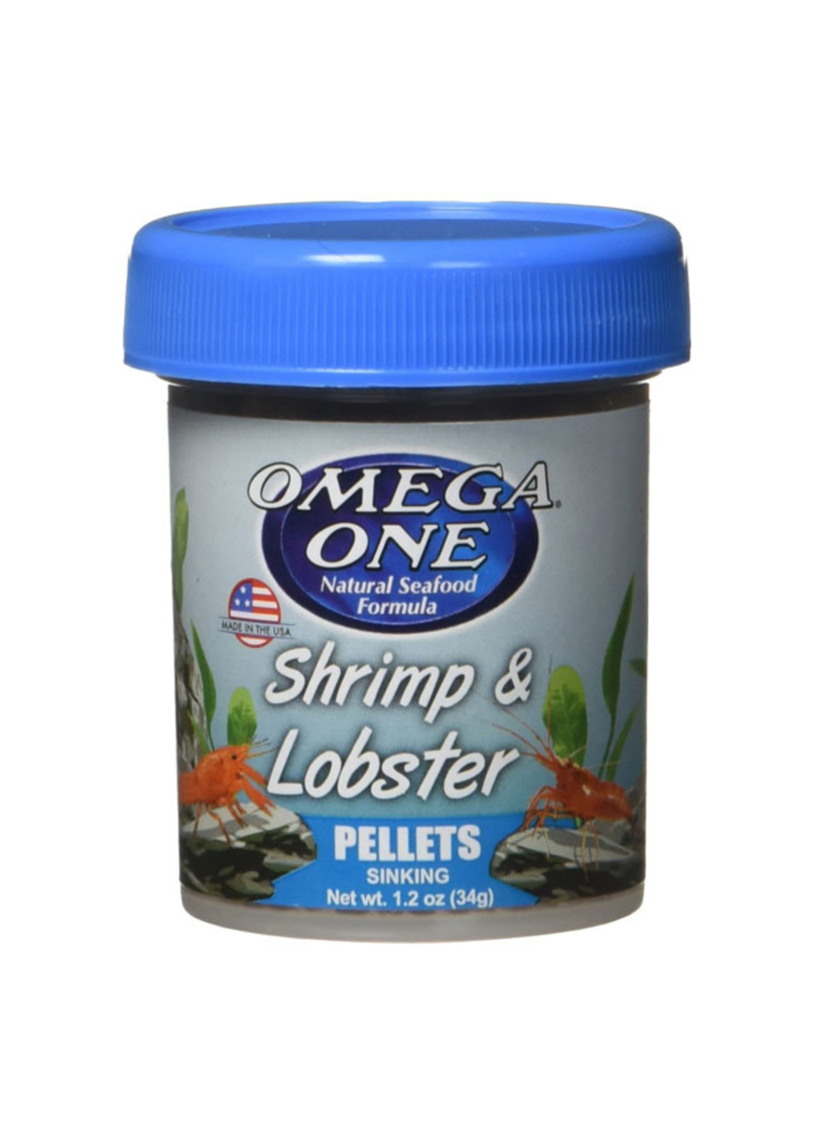 Omega One Omega One Shrimp & Lobster Sinking Pellets 34g / 1.2oz