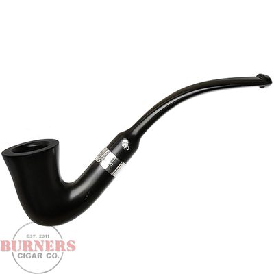 Peterson Peterson Speciality Ebony Silver Mounted Calabash Fishtail