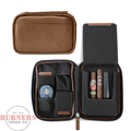 Klaro Klaro Brown Flint Travel Leather Cigar Case