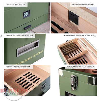 Klaro Klaro Military Green Humidor