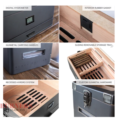 Klaro Klaro Black Edition Military Humidor