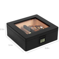 Klaro Klaro MAG Glass Top Humidor- Black