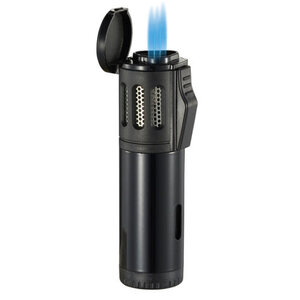Visol Black Matte Lighter with Initial V