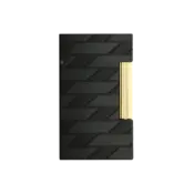S.T Dupont S.T. Dupont Line 2 Guilloche Lighter Monogram 1872 Black