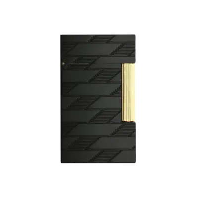 S.T Dupont S.T. Dupont Line 2 Guilloche Lighter Monogram 1872 Black
