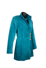 Char Designs, Inc. Rosalie Leather Jacket Teal