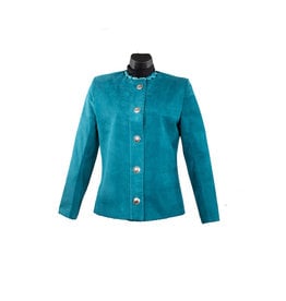 Char Designs, Inc. CoCo Leather Jacket Teal