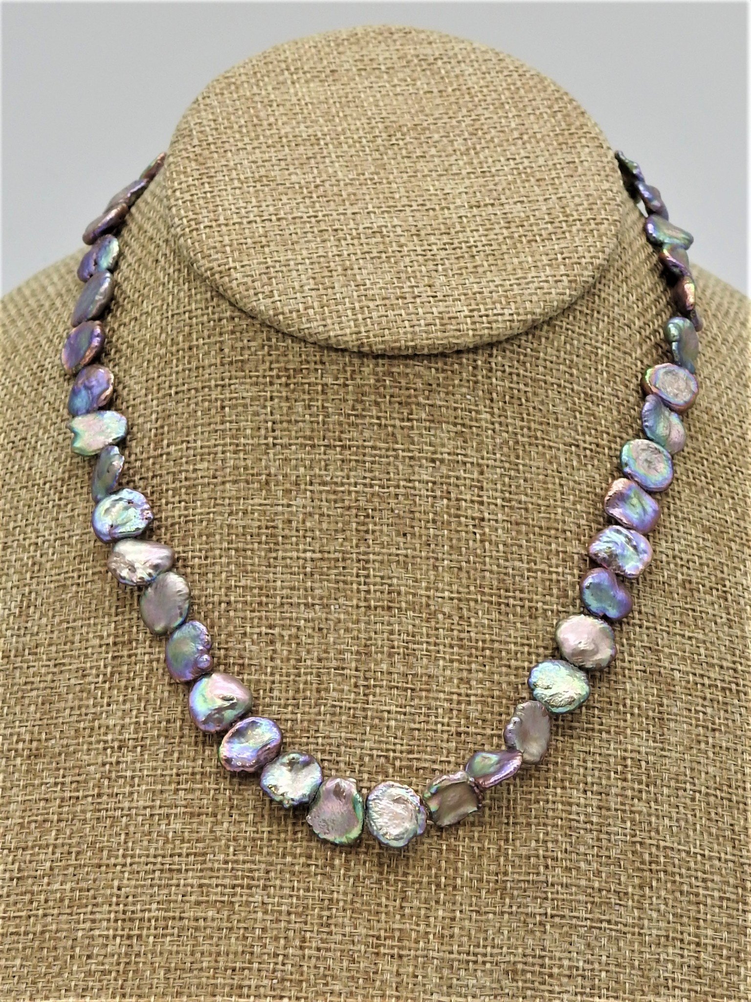 Keshi freshwater pearl necklace