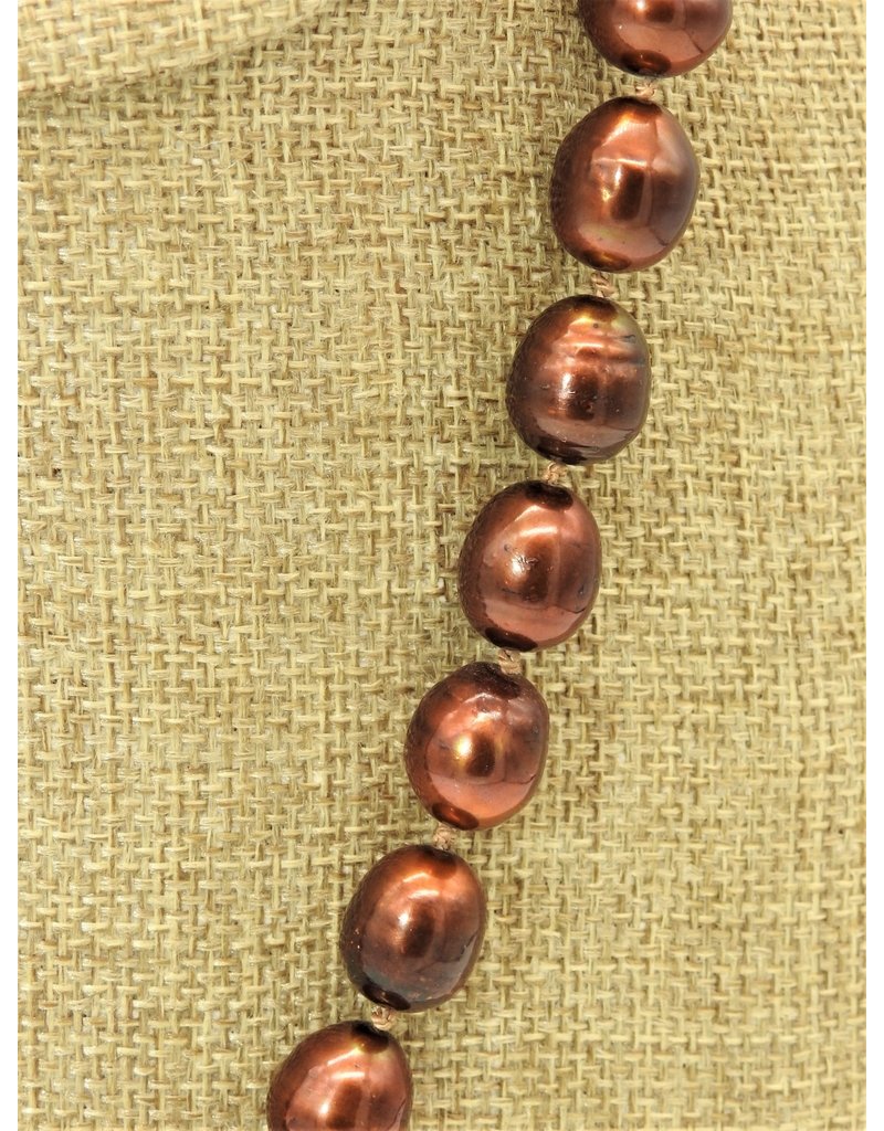 Pam Springall PS-N23 Copper Rice Pearls