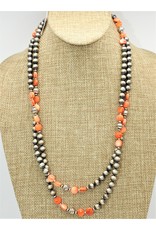 SW Native American SW-N 48" Spny Oyster & Navajo Pearls