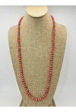 Silver Sun SS-IN Coral & Red African Bead Necklace