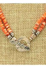 Pam Springall Double Strand Spiny Oyster Necklace