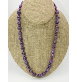 Pam Springall Sugilite Rounds Necklace