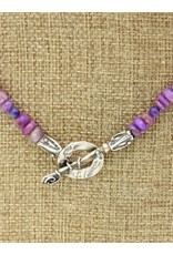 Pam Springall Sugilite Rounds Necklace