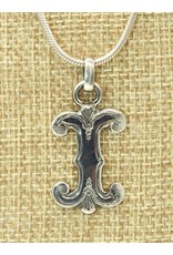 Mariano Draghi Sterling Silver Initial I Small Pendant