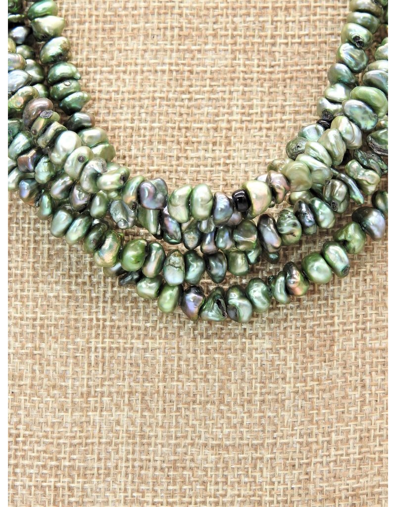 Aymala Studio 101 Green Freshwater Pearl ss 5 Strnd