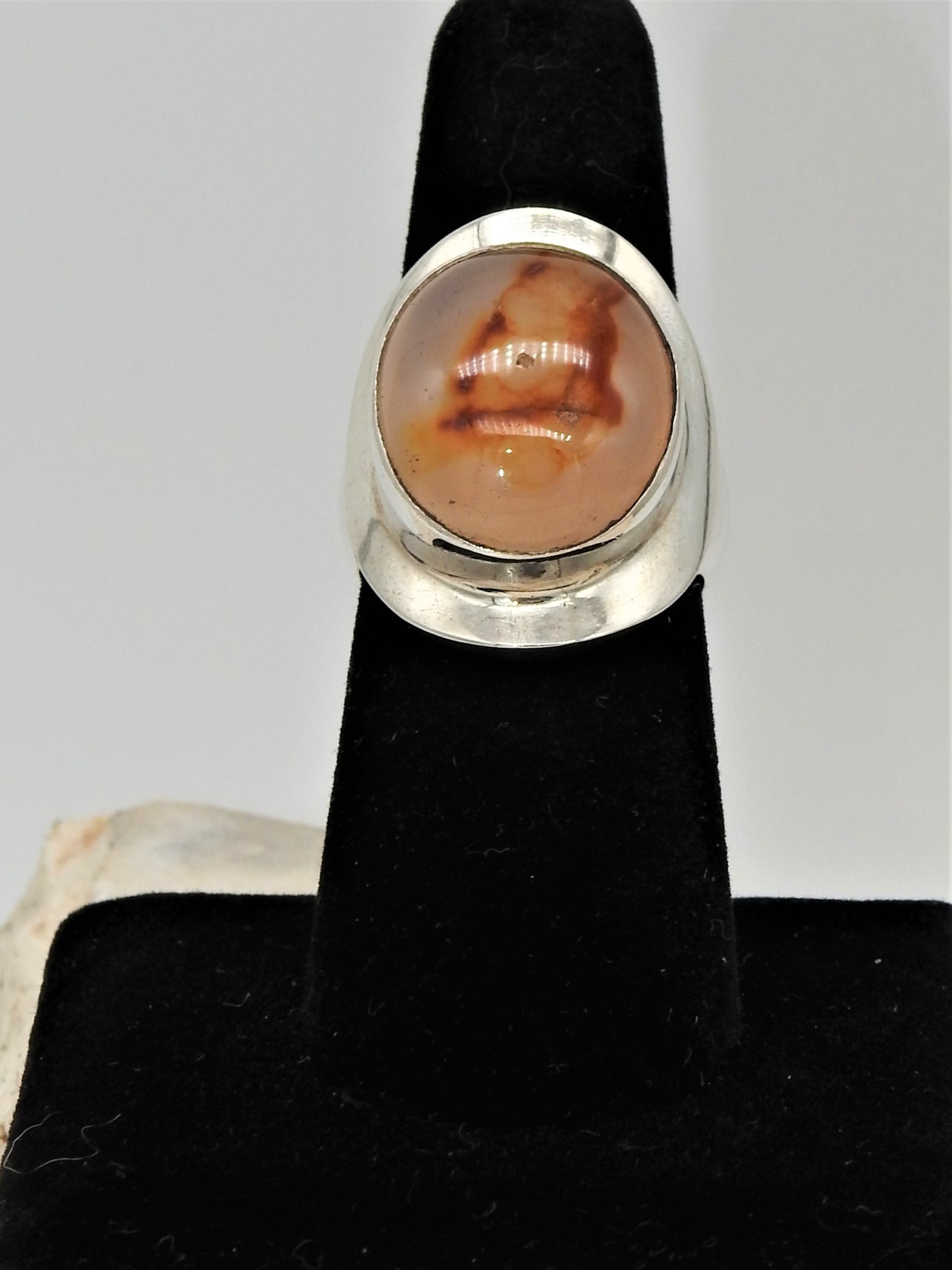 Shreve Saville SRS-R15C "Magic" Agate Ring size 8