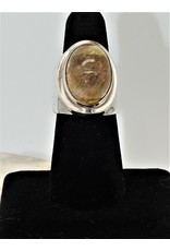 Shreve Saville SRS-R10C Oval Rutilated Quartz Ring size 7