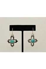 Pam Springall Sterling Silver Crosses with Turquoise
