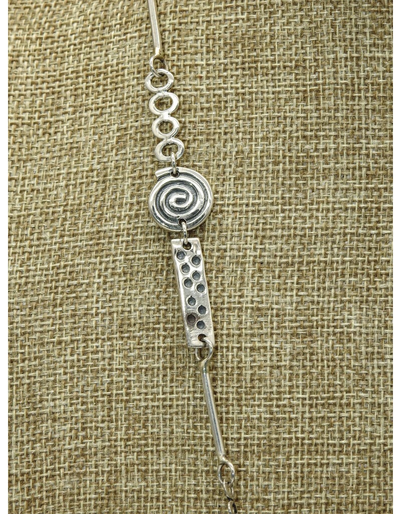 Judy Perlman Abacus Pendant with Carnelion, HM Chain