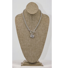 Pewter Couture NN3575 Pewter Bee Pendant Necklace