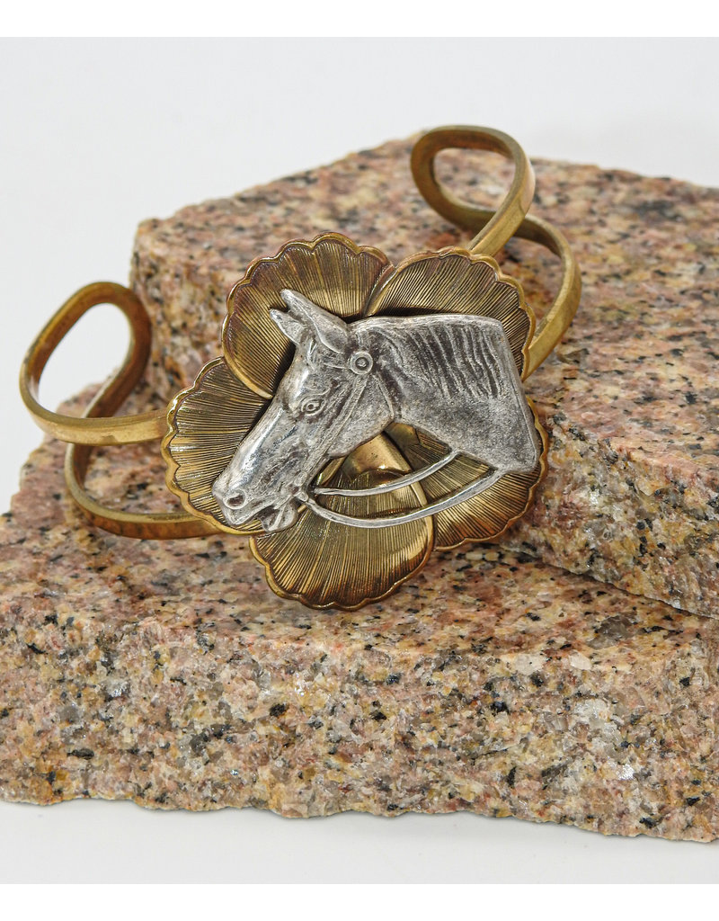 Erin Knight Designs EKD68B1119 Brass w/ Horse Bracelet