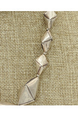 Pam Springall PS3-52 Thai Folded Silver Bead Necklace