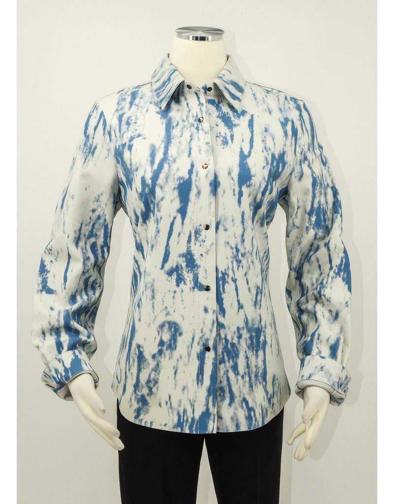 Blu Ice Leather Shirt