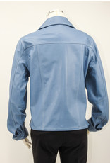 Blu Ice Leather Jean Jacket