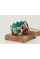 Jolene Bird Oval Inlay Stretch Bracelet