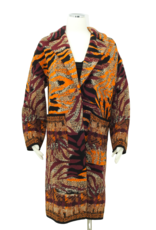 Be Your Essence Embroidered Tiger Coat