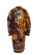 Be Your Essence Embroidered Tiger Coat