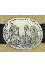 Treasure Chest of the Southwest SC SS Trail Of Tears Concho Belt by Floyd Becenti