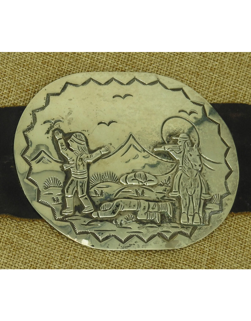 Treasure Chest of the Southwest SC SS Trail Of Tears Concho Belt by Floyd Becenti