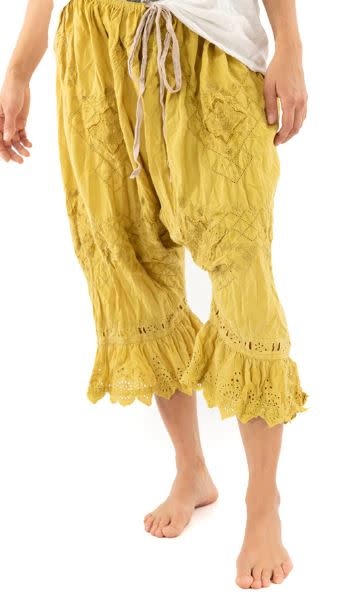 Magnolia Pearl Bloomers 192 Embroidered Khloe, Yellow Plum OS 10/31
