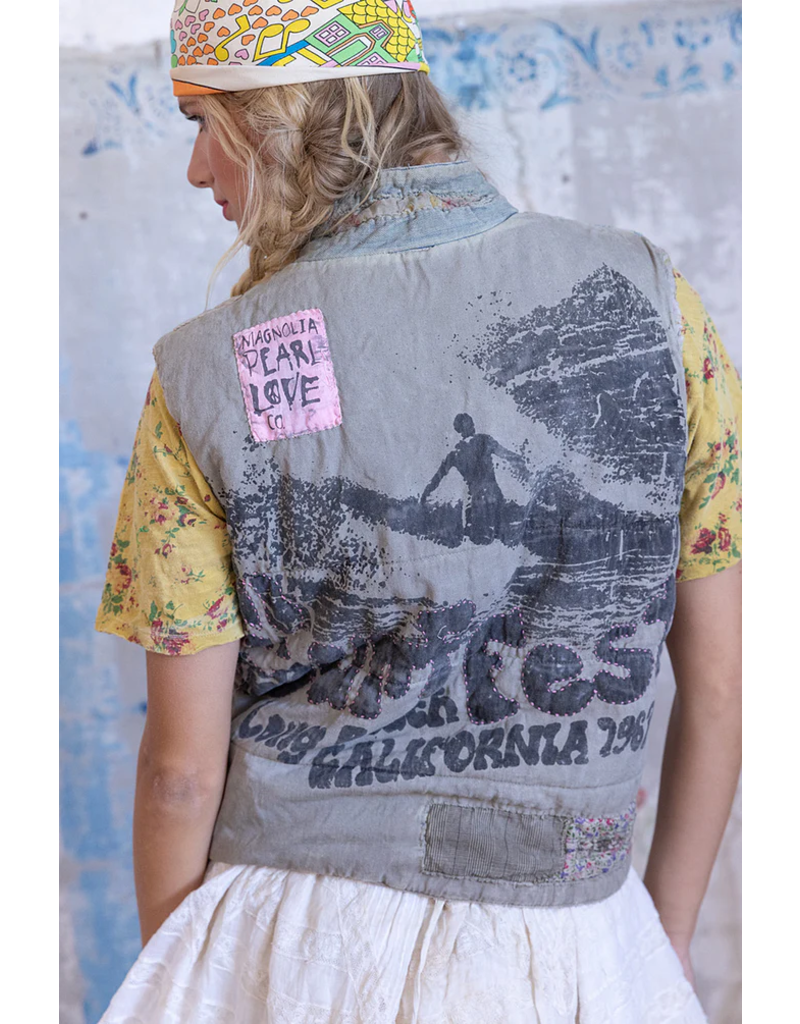 Magnolia Pearl Vest 069 Surf Fest Vest, Washed Indigo OS 3/6